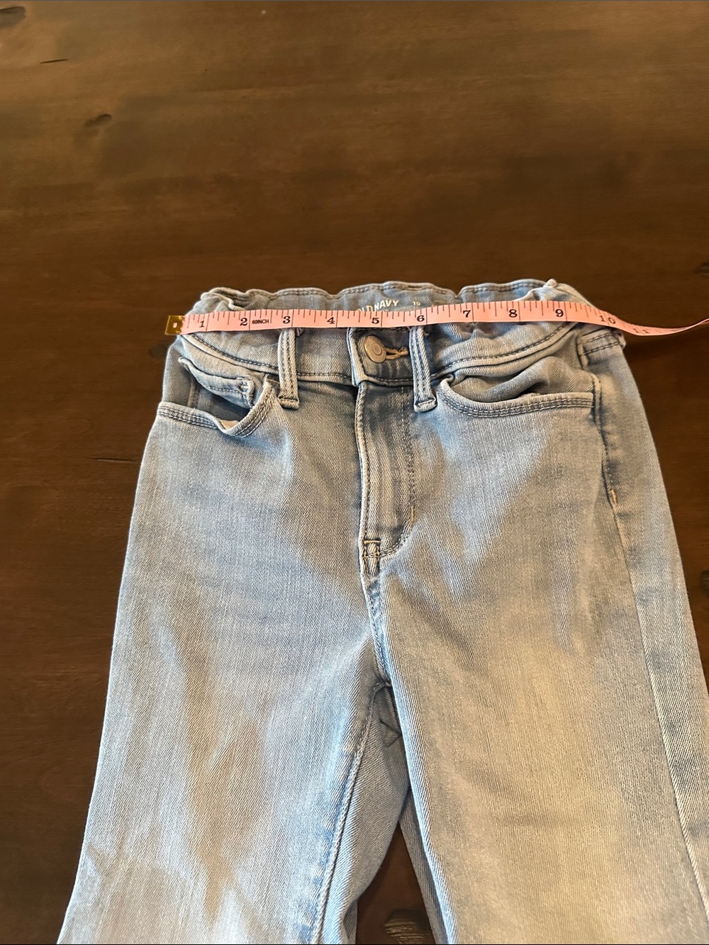 Old Navy Light Blue High-Rise Rockstar Jeggings Size 10 - Picture 6 of 9